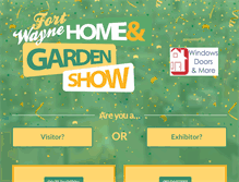 Tablet Screenshot of home-gardenshow.com